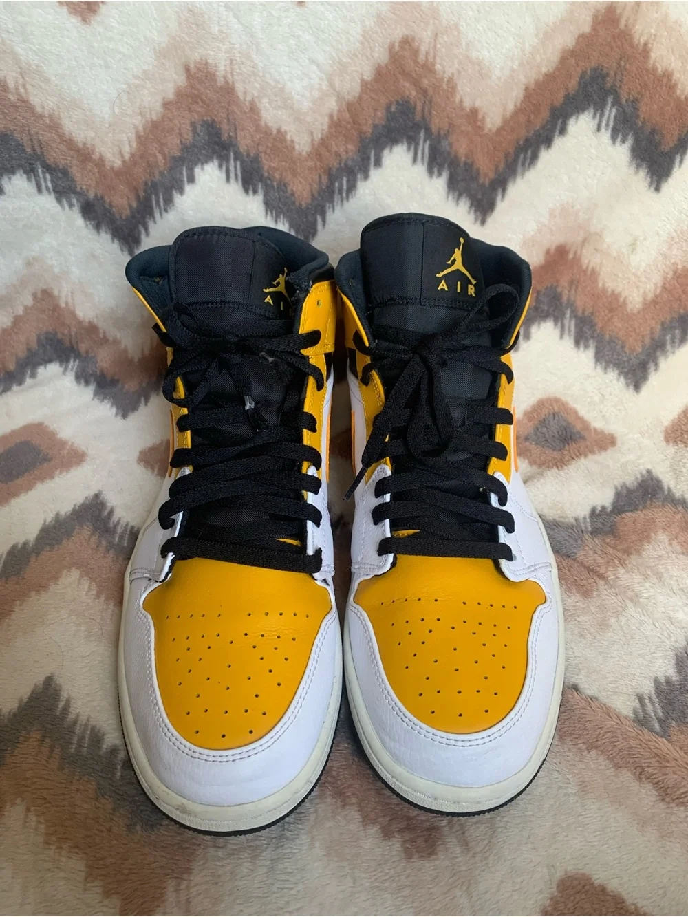 Size 13 - Air Jordan 1 Mid University Gold